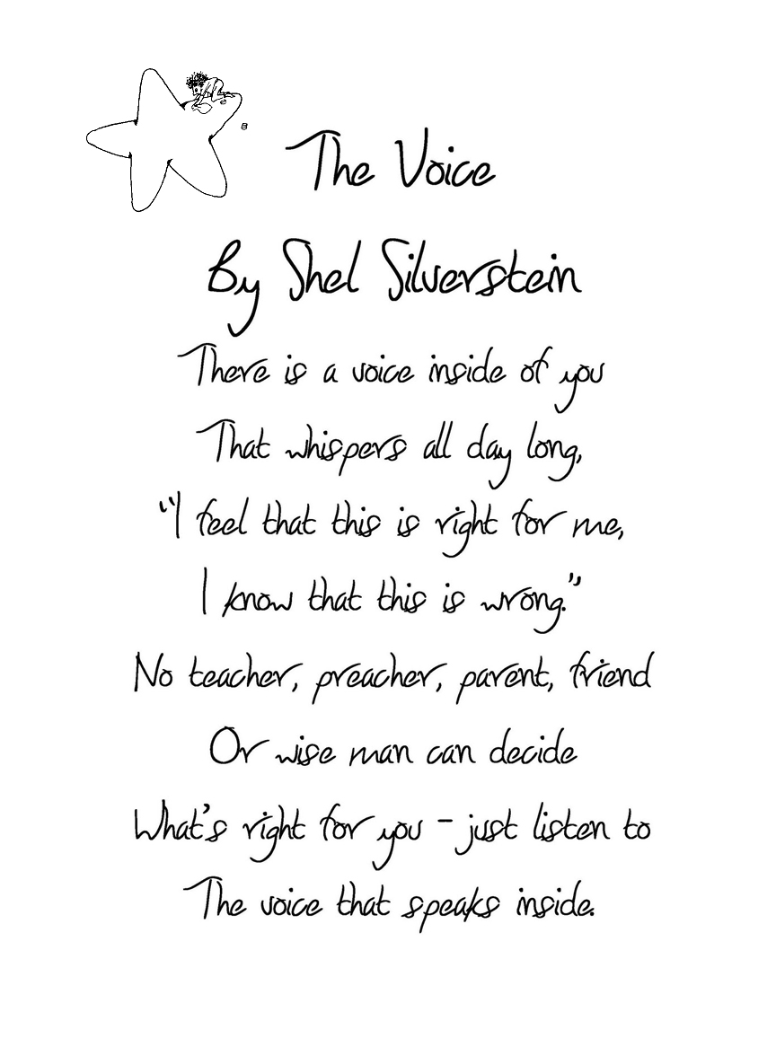 Homework poem shel silverstein